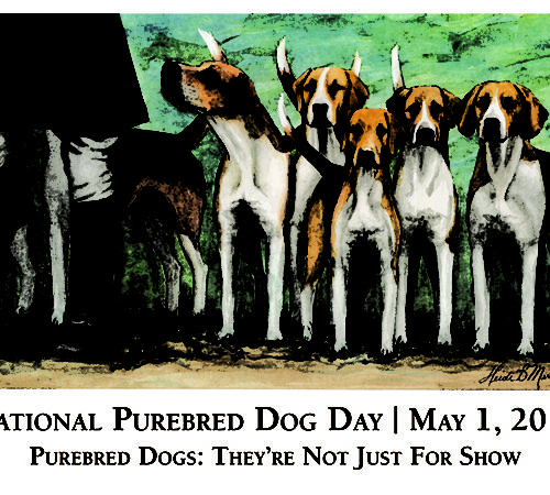 National Purebred Dog Day Official Poster for 2017